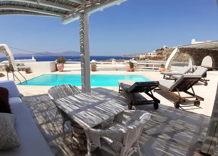 Cavo Apollon Sunset Pool 빌라 *